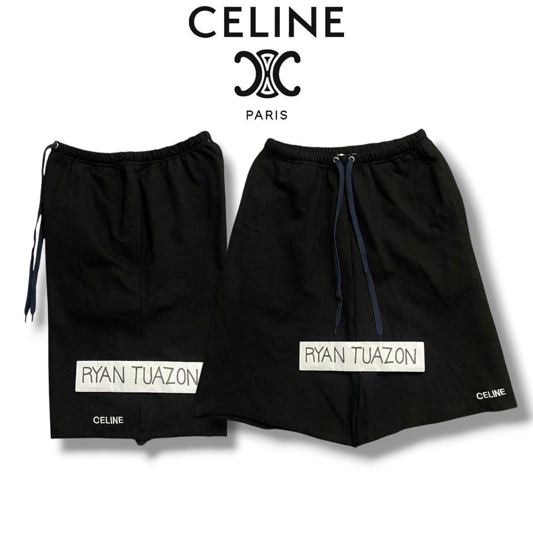 Celine Paris Fleece Shorts (Category: Shorts) located in Lubao. Submitted by thriftlangph (Listing ID 1444089851, Image 1). Description: 🏷P599 Celine Paris Fleece Shorts 24 to 30W x 19L 12 leg opening 9.9/10 color rate Excellent to like new No issue.