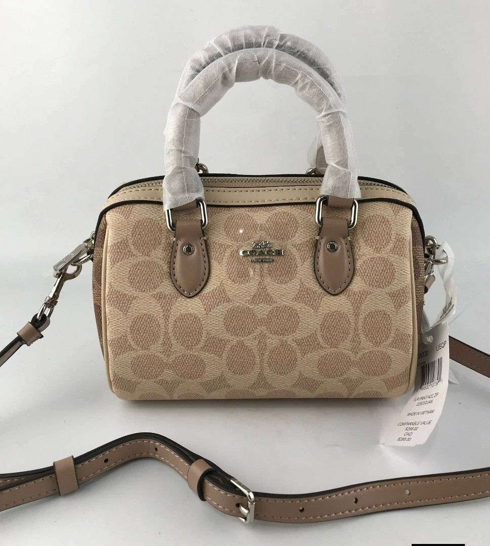 Coach micro rowan (Category: Shoulder Bags) located in Rizal. Submitted by shadow0101 (Listing ID 1444107598, Image 2). Description: Micro Rowan 5.5" (L) x 4" (H) x 3 1/4" (W) same day delivery via lalamove or J&T express for province. complete inclusions 😊 actual photo posted.