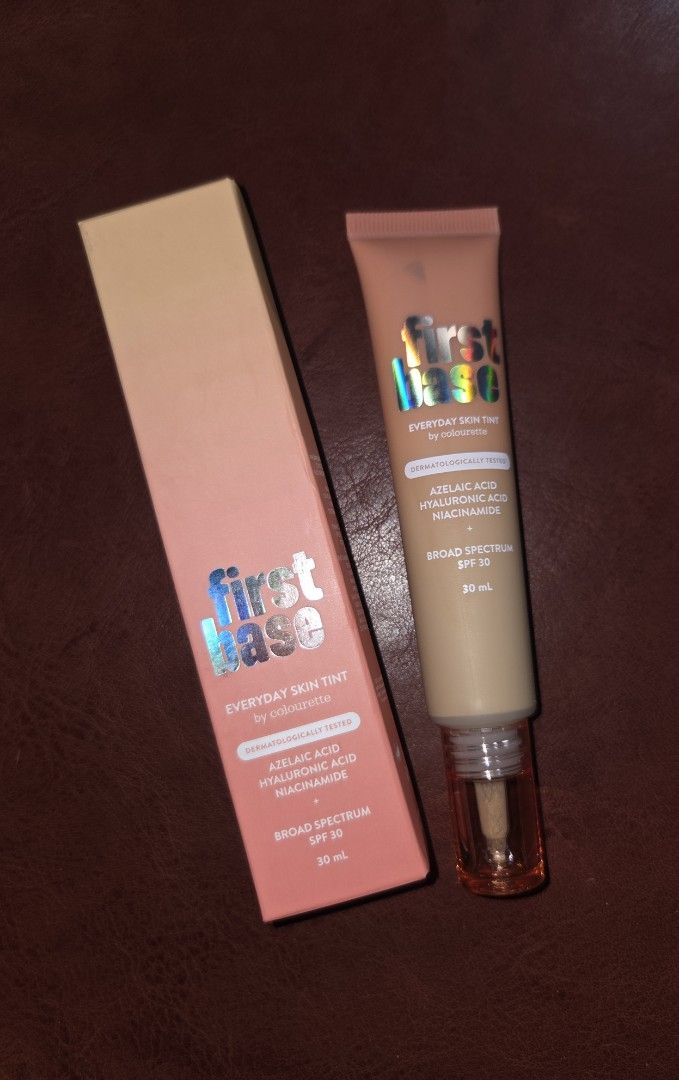 Colourette First Base Skin Tint (Coron) (Category: Makeup) located in Las Pinas. Submitted by kyrap8 (Listing ID 1443992341, Image 1). Description: Colourette First Base in Coron Shade (3LMO) 30ml demi-matte lightweight skintint with spf 30 shade is good for light-medium olive skin - only box was opened but the actual skin tint hasn't been used - bought for Php 579 in Feb 2025 but only stored after - please see pictures for reference. manufacturi