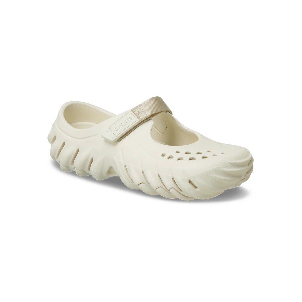 Crocs Echo Mary Jane Clogs - Summit White (Category: Slippers and slides) located in Santa Rosa. Submitted by miqboutique (Listing ID 1444055710, Image 3). Description: Echo Mary Jane Clogs Summit White 5-8 US Womens ₱3,899 + SF • ETA End July • 1500 DP required • Guaranteed Original Fb page: Miq's Boutique.