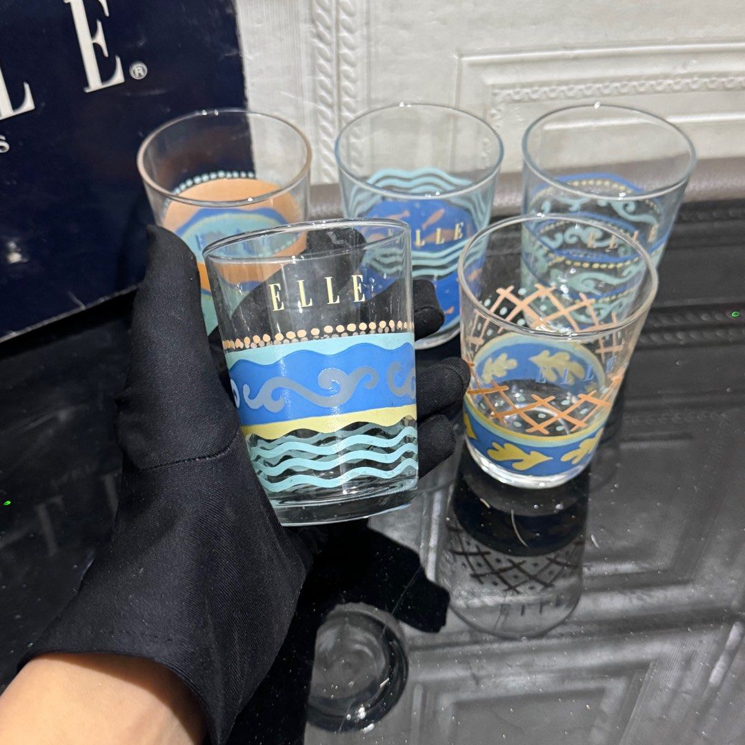 Elle glass cups (Category: Water Bottles & Tumblers) located in Rizal. Submitted by houseofbell (Listing ID 1444073248, Image 3). Description: .