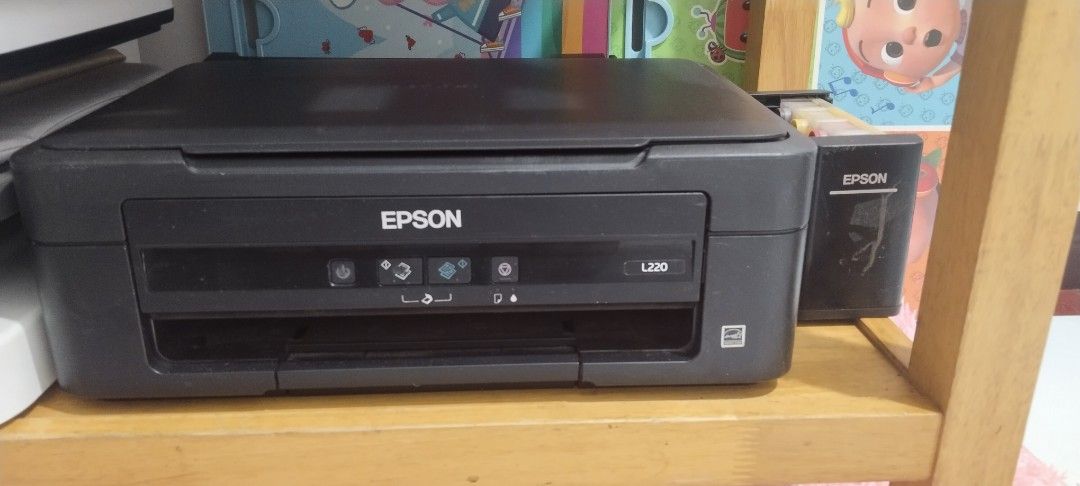 Epson L220 Ink Tank Printer (Category: Printers, Scanners & Copiers) located in Santa Maria. Submitted by fhinx (Listing ID 1443925953, Image 1). Description: -✅LAST PRICE 700 ✅✅✅ -Epson L220 Printer (DEFECTIVE) - Ink Tanks Still Have Some Ink Left, but needs cleaning dahil di na nagamit ng matagal (SUBLIMATION INK) - Clogged dahil sa issue ng ink dahil di na nga nagamit ng matagal. -Selling for 1.1K (last price na po) ✌️ -Buyer handles pick-up/d