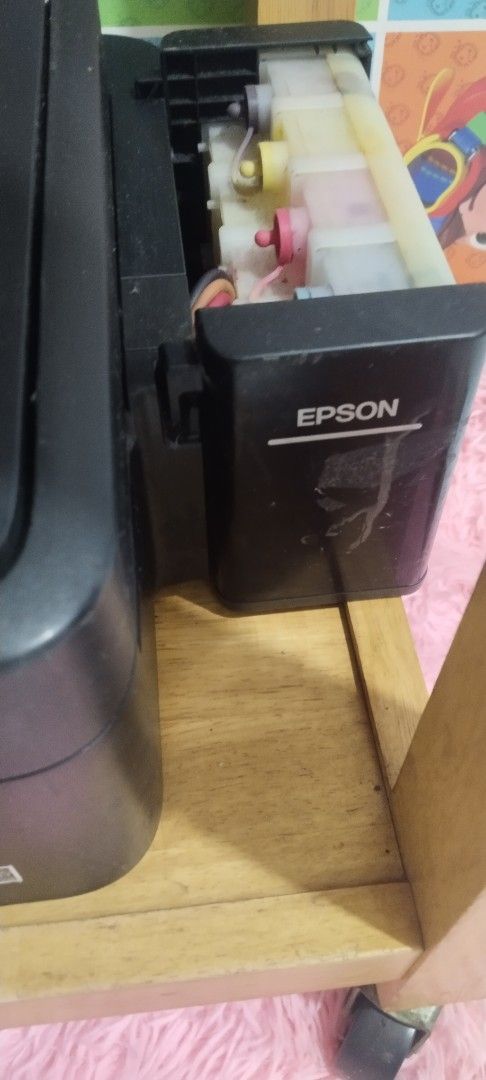 Epson L220 Ink Tank Printer (Category: Printers, Scanners & Copiers) located in Santa Maria. Submitted by fhinx (Listing ID 1443925953, Image 3). Description: -✅LAST PRICE 700 ✅✅✅ -Epson L220 Printer (DEFECTIVE) - Ink Tanks Still Have Some Ink Left, but needs cleaning dahil di na nagamit ng matagal (SUBLIMATION INK) - Clogged dahil sa issue ng ink dahil di na nga nagamit ng matagal. -Selling for 1.1K (last price na po) ✌️ -Buyer handles pick-up/d