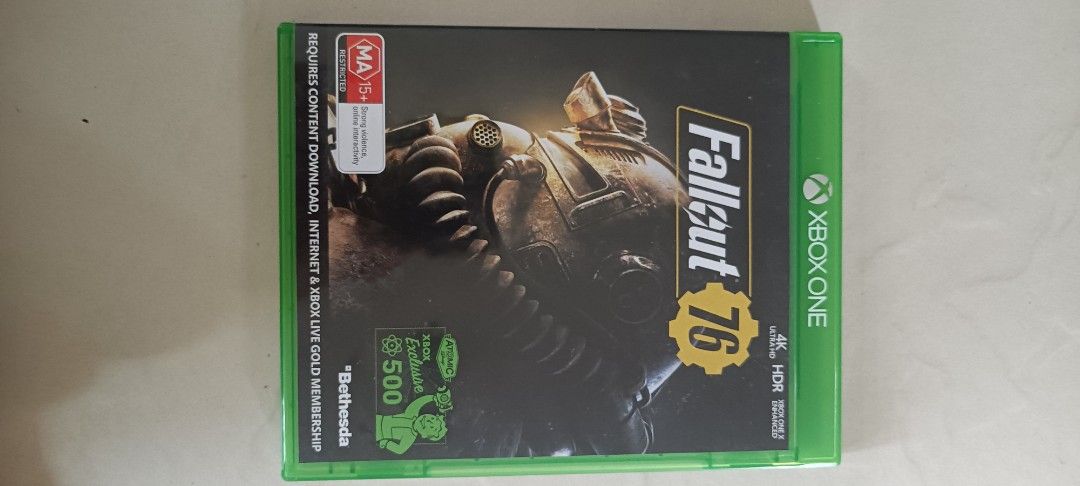 Fallout 76 Xbox One Game (Category: Xbox) located in Manila. Submitted by msveryangry (Listing ID 1443912969, Image 1). Description: - Fallout 76 for Xbox One - Requires content download, internet connection, and Xbox Live Gold membership - Comes with 500 in-game currency - Get ready for an amazing adventure!.
