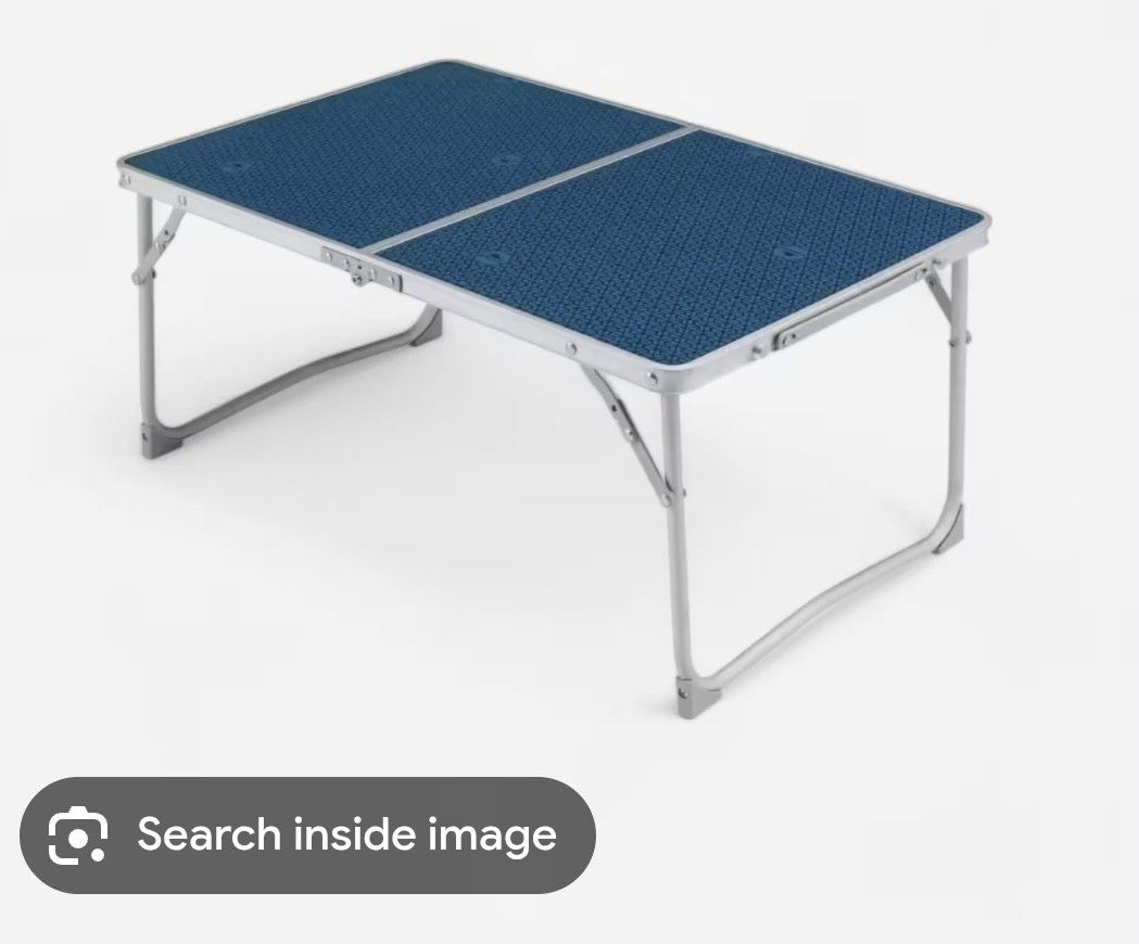 Foldable table (Category: Outdoor Furniture) located in Singapore. Submitted by kittynara (Listing ID 1443975231, Image 1). Description: preloved condition 42 x 32 x 4 cm hand carry design self collection only.