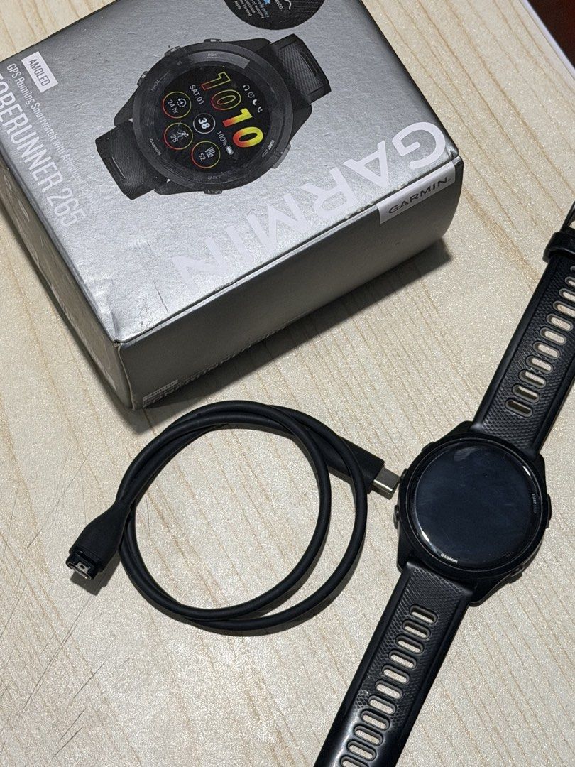 FOR SALE: GARMIN Forerunner 265 (Category: Other Sports Equipment and Supplies) located in Makati City. Submitted by mickeyme_b (Listing ID 1443923332, Image 2). Description: For Sale: Garmin forerunner 265 P14,000 pesos only Still in good condition!.