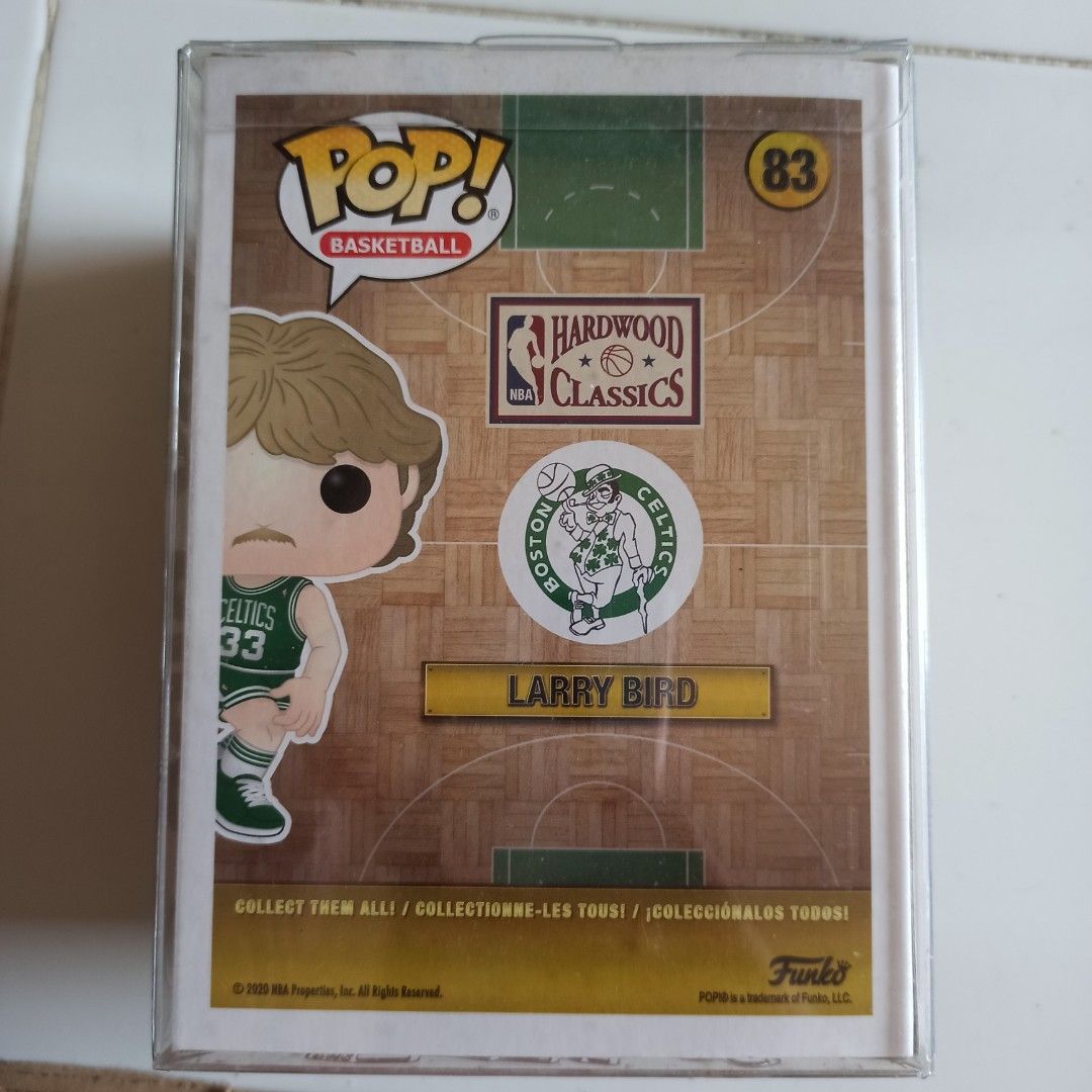 Funko pop NBA Larry Bird#83 (Category: Designer & Blind Box Toys) located in Cavite. Submitted by the_4118_gallery (Listing ID 1443919567, Image 3). Description: Funko Pop Boston Celtics Larry Bird #83 Brand New never out of Box Selling For 450+Shipping Location Silang Cavite Courier Lalamove/JnT.