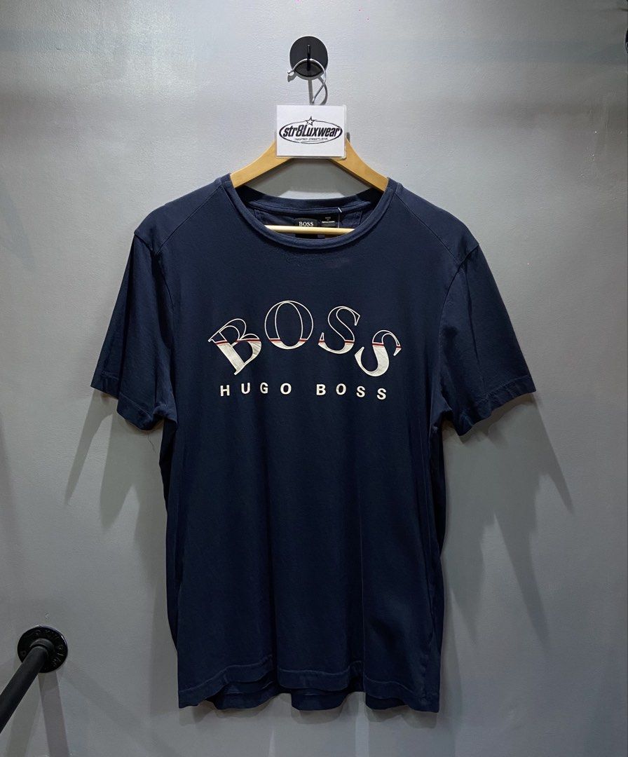 HUGO BOSS TEE (Category: Activewear) located in Cebu City. Submitted by str8luxwear (Listing ID 1444024751, Image 2). Description: Hugo Boss Tee Length 28 Width 21 Excellent condition 📩.