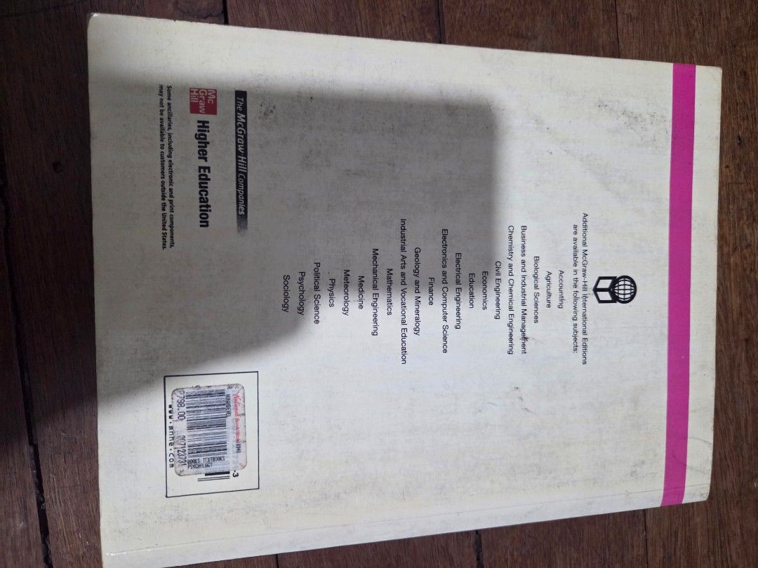 Human Development 9th Edition by Papalia, Olds and Feldman (Category: Textbooks) located in Quezon City. Submitted by panchie32 (Listing ID 1443984110, Image 2). Description: Please refer to the photos for the item's condition. Item is soft bound and not plastic covered. RFS: Something I'm not using anymore. 📍 Location: Brgy. Kaligayahan, Novaliches, Quezon City ✅ Open for meet-ups ✅ Delivery via Lalamove or GrabExpress ✅ LBC or J&T shipping is 
