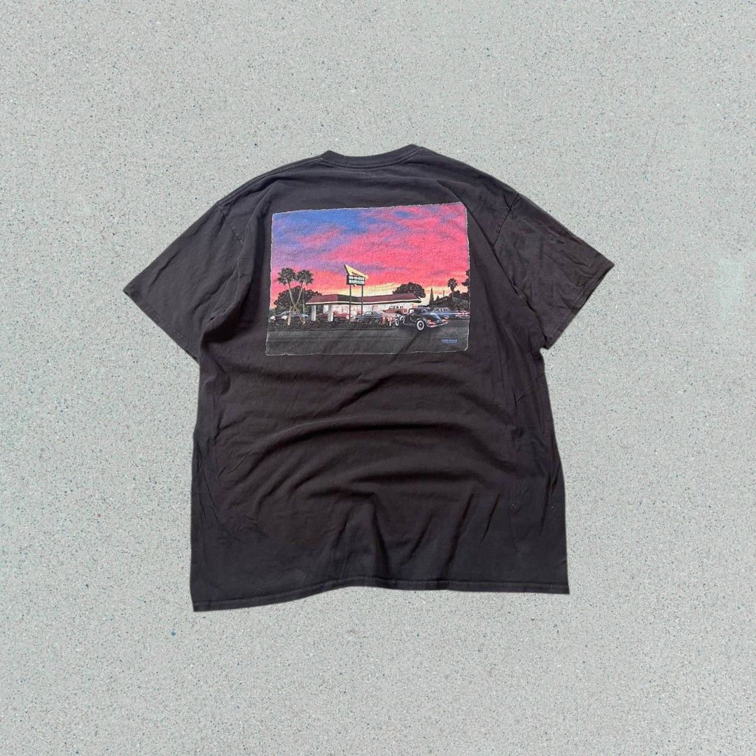In-N-Out Burger Arizona (Category: Tshirts & Polo Shirts ) located in Dagupan City. Submitted by retromix.ph (Listing ID 1443944491, Image 1). Description: IN N OUT BURGER DIMES: 21x27(Large) ISSUE: minor white stain, hairline, & need wash.