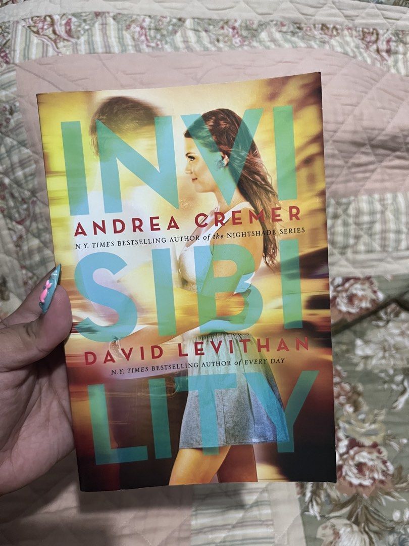 Invisibility by Andrea Cremer & David Levithan Paperback Book (Category: Storybooks) located in Caloocan City. Submitted by paulynegeli23 (Listing ID 1443934613, Image 2). Description: - very good condition - bought from Booksale.