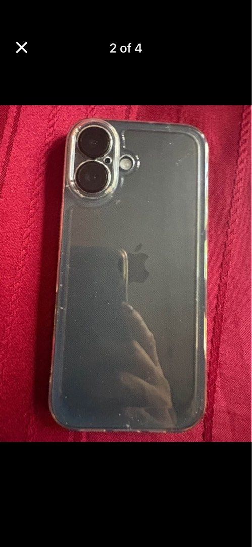 IPhone 16 128GB Black (Smart locked) (Category: iPhone 16 Series) located in Quezon City. Submitted by sandydimayuga (Listing ID 1444105218, Image 1). Description: iPhone 16 128GB Black (Smart Locked) + FREE Case & Tempered Case 📱 iPhone 16 128GB Black ✅ Only 3 months used ✅ Excellent condition – no dents or scratches ✅ Fully working, no issues ✅ Complete with original box and USB-C cable 🎁 FREE inclusions: • Tempered glass • Phone case/protect