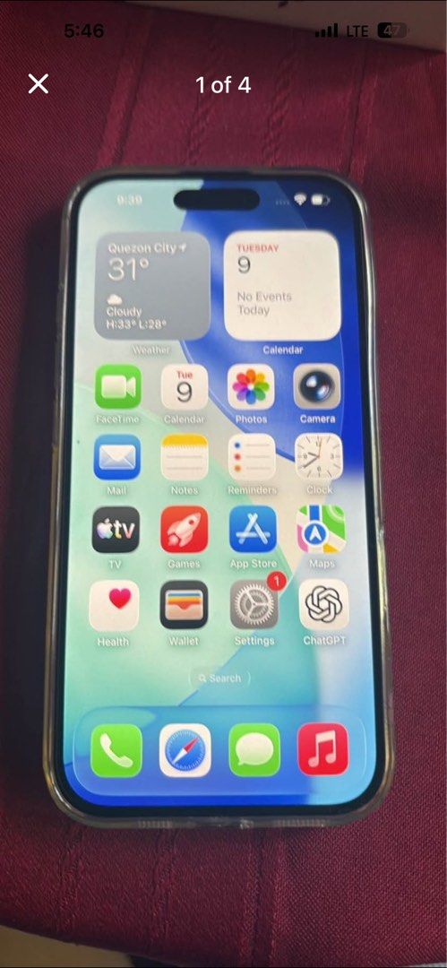 IPhone 16 128GB Black (Smart locked) (Category: iPhone 16 Series) located in Quezon City. Submitted by sandydimayuga (Listing ID 1444105218, Image 2). Description: iPhone 16 128GB Black (Smart Locked) + FREE Case & Tempered Case 📱 iPhone 16 128GB Black ✅ Only 3 months used ✅ Excellent condition – no dents or scratches ✅ Fully working, no issues ✅ Complete with original box and USB-C cable 🎁 FREE inclusions: • Tempered glass • Phone case/protect
