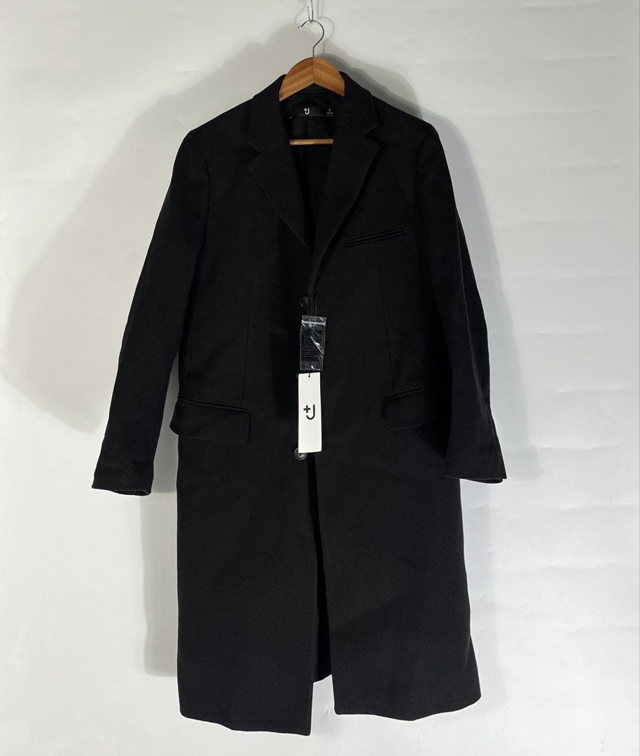 JIL SANDER x UNIQLO Chester Coat (Category: Luxury Apparel) located in Bulacan. Submitted by vanitylab (Listing ID 1444043518, Image 1). Description: With tags 21 W x 42.5 L x 23 SL x 17.5 S-S .