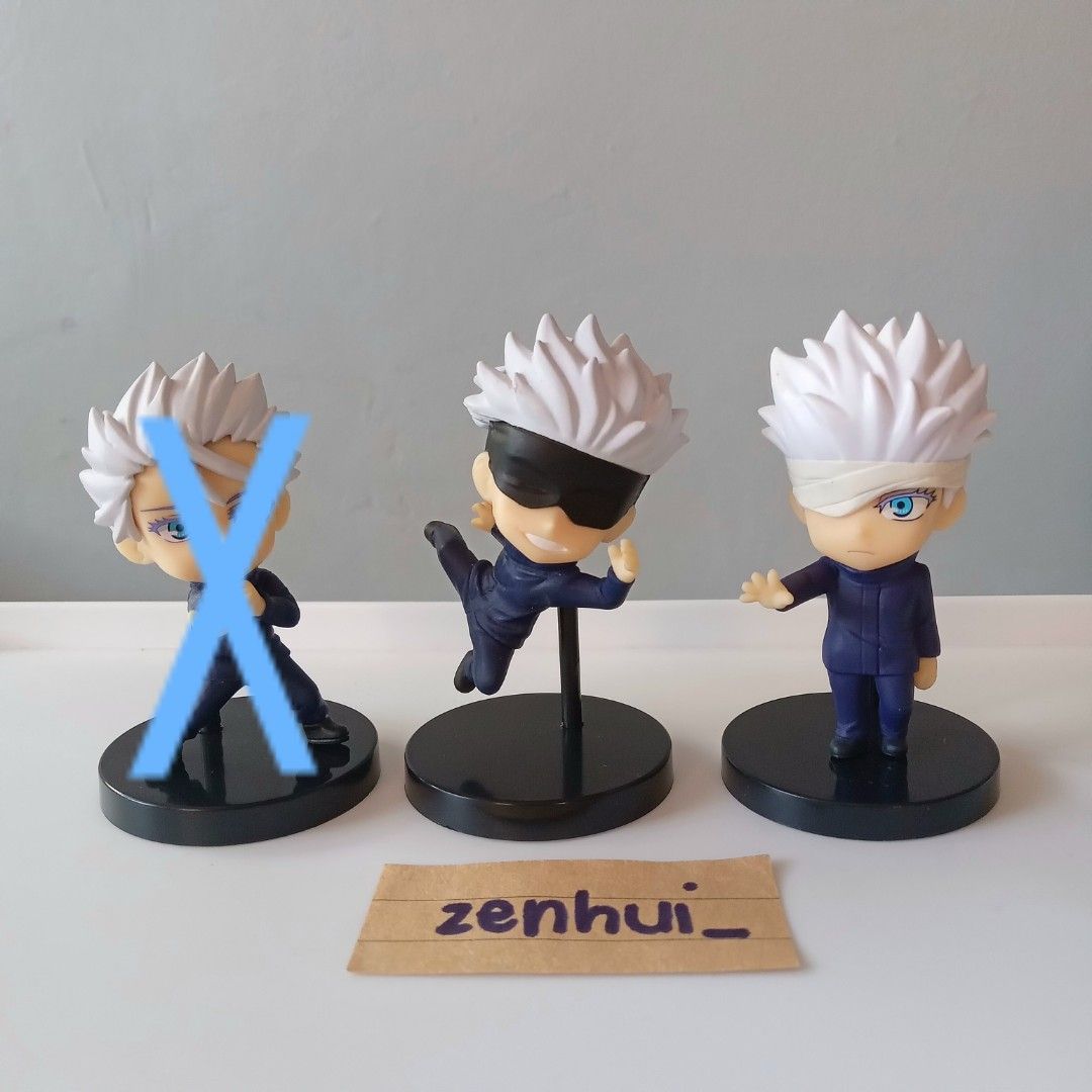 Jujutsu Kaisen 0 JJK Gojo Satoru Bandai Adverge Motion Chibi Figures (Category: Figurines & Statues) located in Cavite. Submitted by zenhui_ (Listing ID 1442746089, Image 1). Description: — ₱180 each + sf (kyoshiki murasaki ❌️SOLD❌️ — all authentic/official. check niyo yung last pic for markings — no issues and loose (basta bawal na lang sa maselan 🙏) — pay as you order can send photo and video proof. just dm me! mop: gcash mod: j&t direct (no c