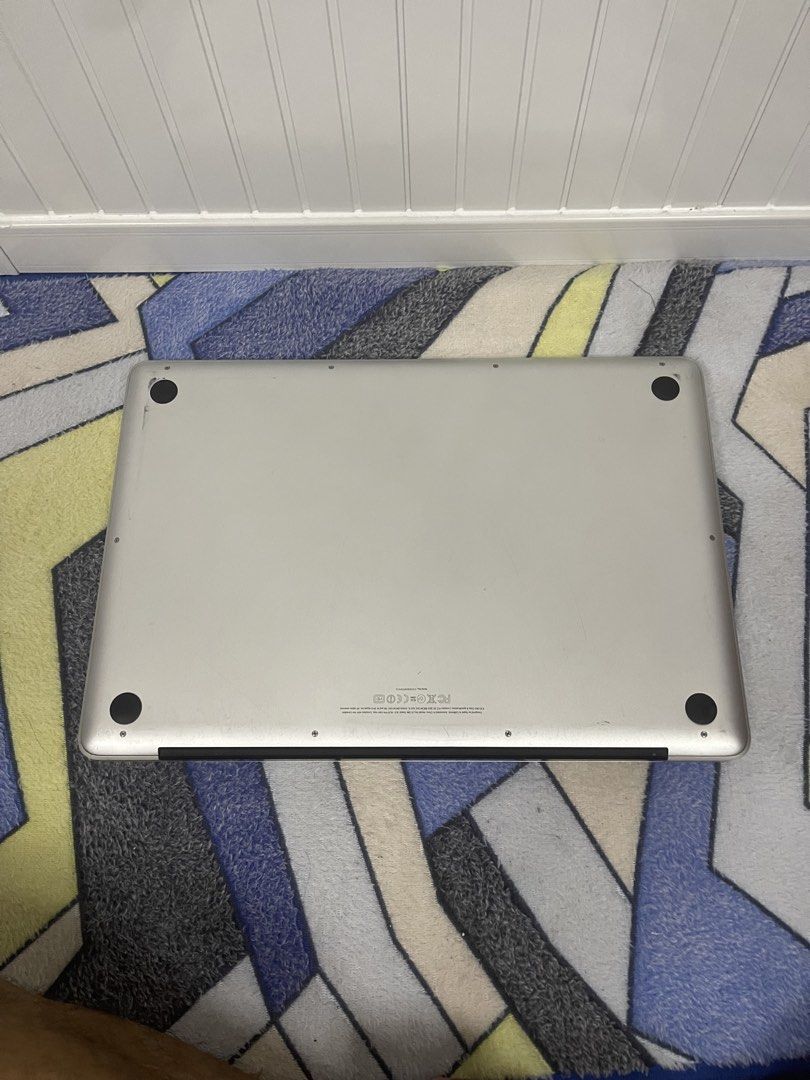 macbook pro i7 2012 15inch with vcard (Category: Laptops & Notebooks) located in Manila. Submitted by hometechieonlineshop (Listing ID 1443967568, Image 3). Description: macbook pro i7 mid 2012 15-inch 10gb ram (upgradeable) 256gb ssd (upgradeable) cc: 1432 status: service recomended battery life 2-3 hrs only graphics: Nvidia Geforce GT 650M intel HD Graphics 4000 with charger only .