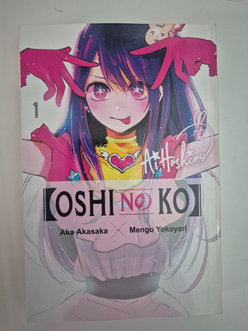 Manga Oshi No Ko Vol. 1 (Category: Comics & Manga) located in Caloocan City. Submitted by cheekawa_ (Listing ID 1443952297, Image 1). Description: oshi no ko vol 1 - slightly yellowing pages - still like new - No meet-ups 🙅‍♀️.