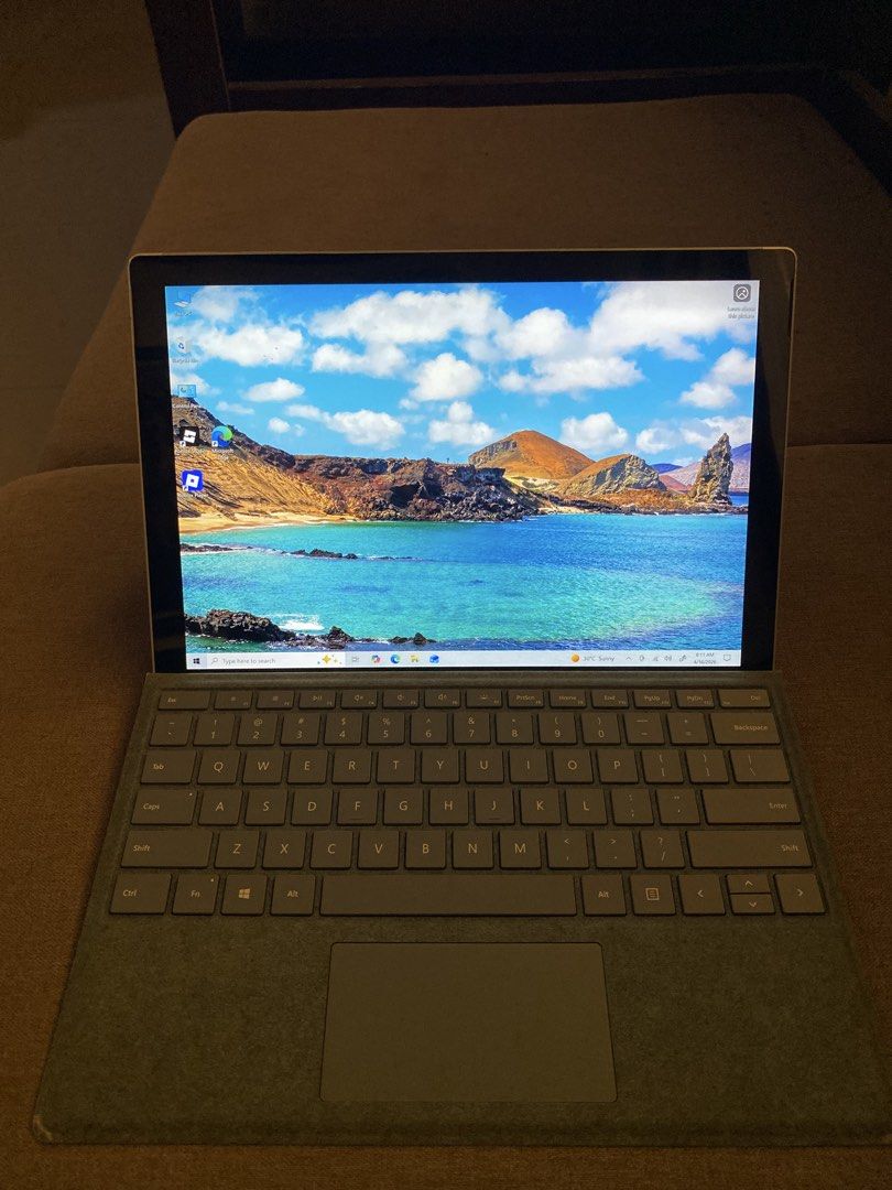 Microsoft Surface Pro 7 (Category: Laptops & Notebooks) located in Manila. Submitted by shanti949 (Listing ID 1444031816, Image 1). Description: 📌FOR SALE : Microsoft Surface Pro 7 Laptop Touchscreen ( Convertable to tablet ) 15K ONLY Specs : DESKTOP-597FMF5 Intel(R) Core(M) i5-1035G4 CPU @ 1.10GHz 1.50 GHZ 8.00 GB (7.59 GB usable) 119 GB SSD HFB1M8MQ331COMR D4AFC7EC-0A14-4456-9F2D-F48C28ADCD7F Condition: V Good Smooth and fast performance Perfe