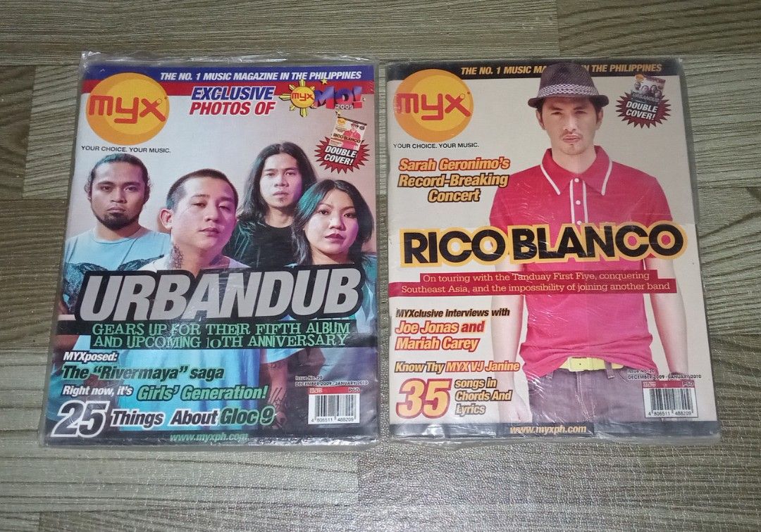 MYX MAGAZINES RICO BLANCO URBANDUB (Category: Magazines) located in Talavera. Submitted by thalifan46 (Listing ID 1443936298, Image 1). Description: MYX MAGAZINES RICO BLANCO URBANDUB P300 EACH.