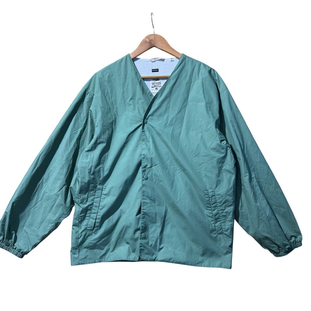 NANAMICA OOAL - Waterproof Cardigan Jacket (Category: Coats, Jackets and Outerwear) located in Cavite. Submitted by gooditems.cavite (Listing ID 1444031809, Image 3). Description: Authentic nanamica japan - Size: Medium (M) Oversized fit 25x28.5 23 inches shoulder 23.5inches sleeves No flaws Excellent condition.