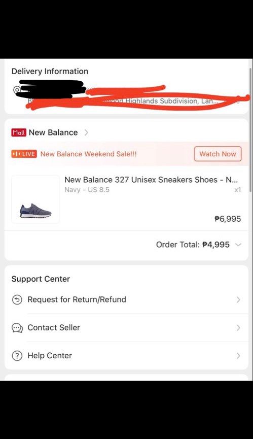 New Balance 327MA Shoes (Category: Casual Shoes) located in Bacoor. Submitted by project_shops (Listing ID 1443936308, Image 2). Description: original with hologram kapag tinapat sa uv light - New Balance 327MA Shoes - Size: 8.5 US Men / 10 US Women - Manufactured: November 2023 - Ideal for everyday wear meet up along sm bacoor pick up via lalamove.