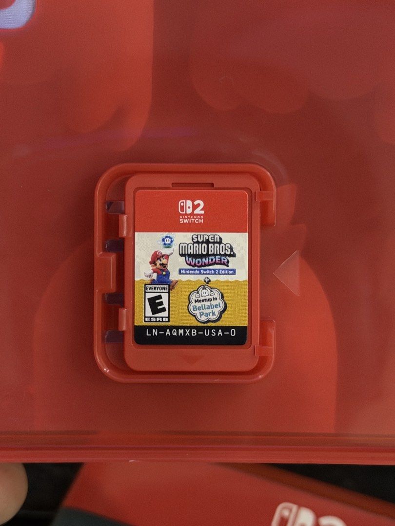 Nintendo Switch Games (Category: Nintendo) located in Manila. Submitted by cyruslagniton (Listing ID 1444003656, Image 3). Description: Super Mario Bros Wonder + Bellabel - 2800 - SOLD Mario Kart - 2000 - SOLD spongebob - 1500 Loc: Taft near DLSU.