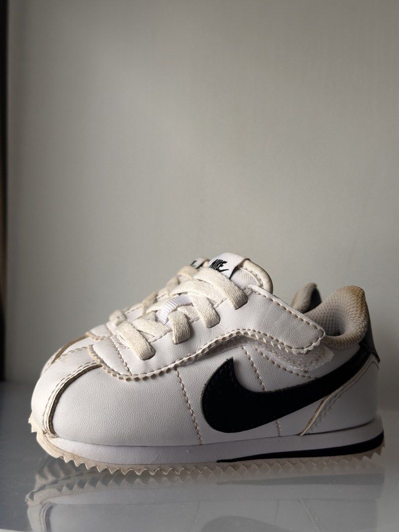 Original Nike Cortez - Toddler size US 6C (Category: Babies & Kids Fashion) located in Manila. Submitted by deeleesells_2026 (Listing ID 1444007135, Image 1). Description: These shoes are for active toddlers. They’re comfortable, lightweight, and held up well during our trip to Singapore, where there was plenty of walking and running around. The first four photos show the actual snaps of the shoes (can be cleaned 😊), the other photos were during