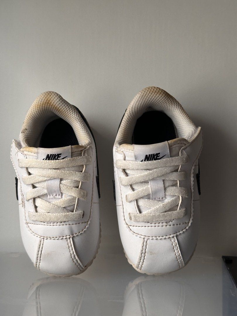 Original Nike Cortez - Toddler size US 6C (Category: Babies & Kids Fashion) located in Manila. Submitted by deeleesells_2026 (Listing ID 1444007135, Image 2). Description: These shoes are for active toddlers. They’re comfortable, lightweight, and held up well during our trip to Singapore, where there was plenty of walking and running around. The first four photos show the actual snaps of the shoes (can be cleaned 😊), the other photos were during