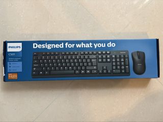 PHILIPS C501 Wireless Keyboard and Mouse Combo494410437535344640