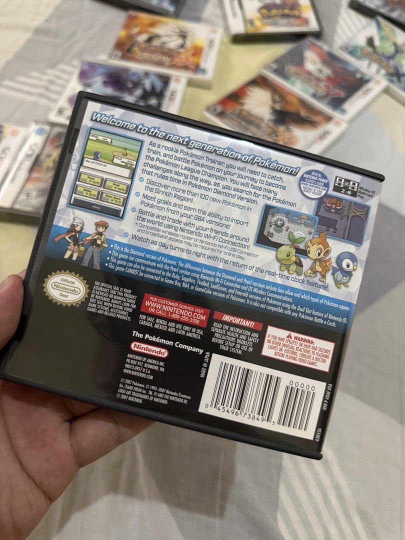 Pokemon Diamond US CIB (Category: Nintendo) located in Valenzuela. Submitted by gamerboy19 (Listing ID 1443971797, Image 3). Description: Check photos for Condition Complete inclusions.