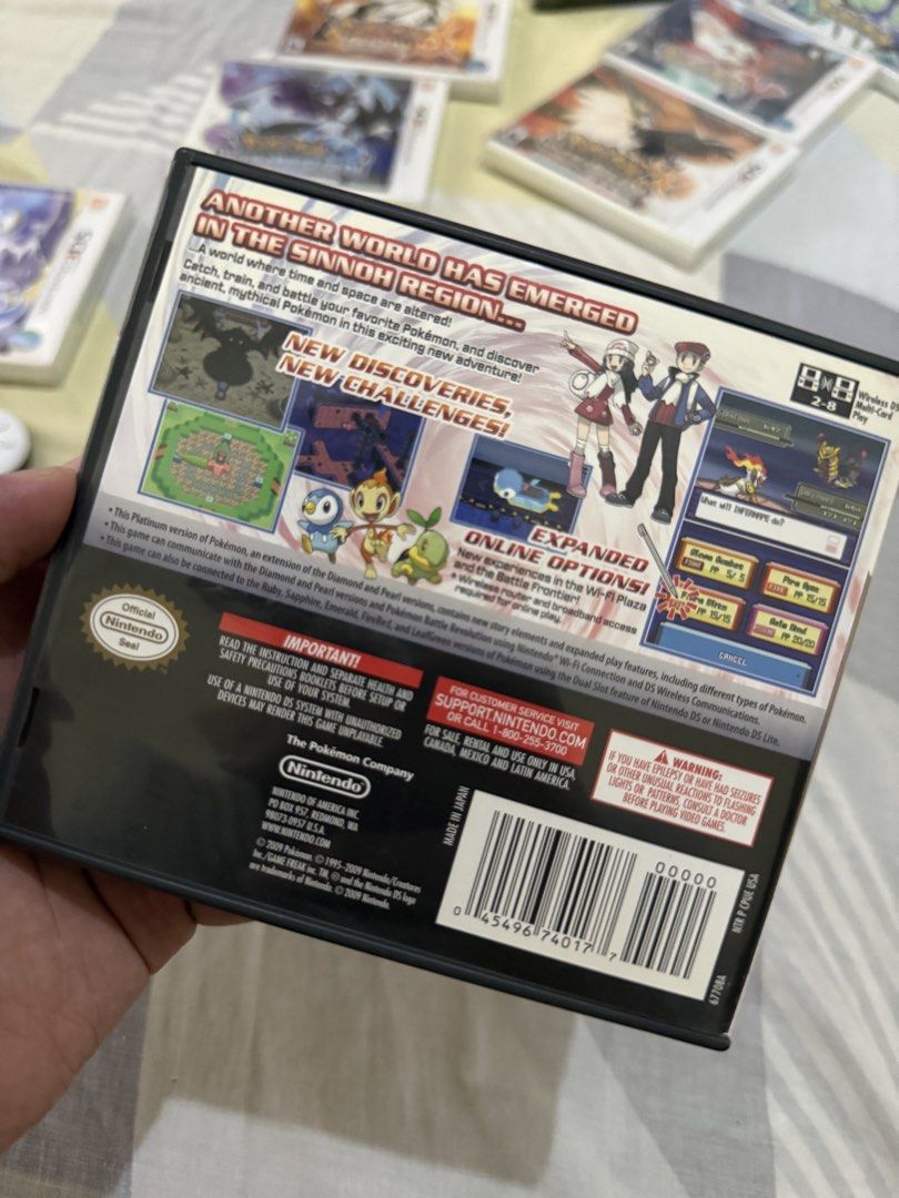 Pokemon Platinum US CIB (Category: Nintendo) located in Valenzuela. Submitted by gamerboy19 (Listing ID 1443972984, Image 2). Description: Check photos for Condition COMPLETE INCLUSIONS.
