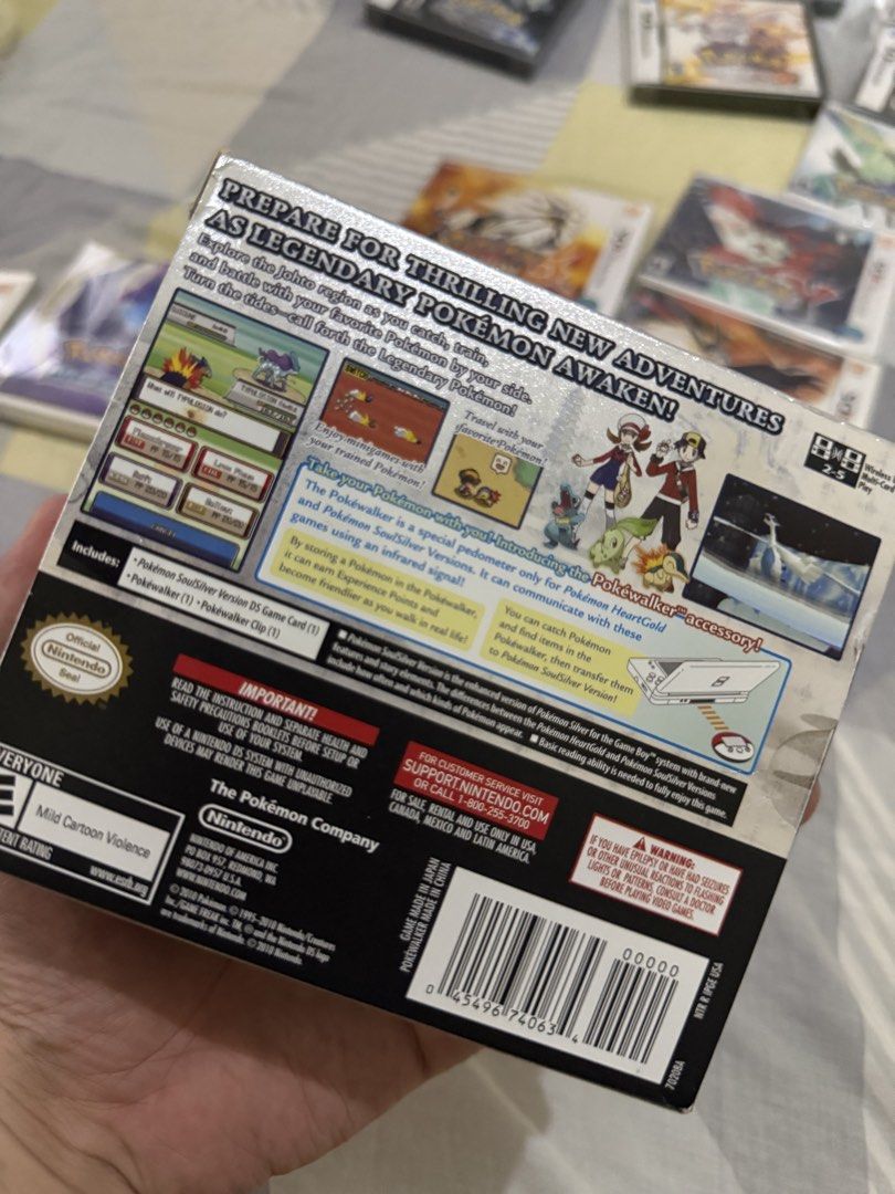 Pokemon SoulSilver US CIB (Category: Nintendo) located in Valenzuela. Submitted by gamerboy19 (Listing ID 1443970255, Image 2). Description: Check Photos for Condition COMPLETE INCLUSION.