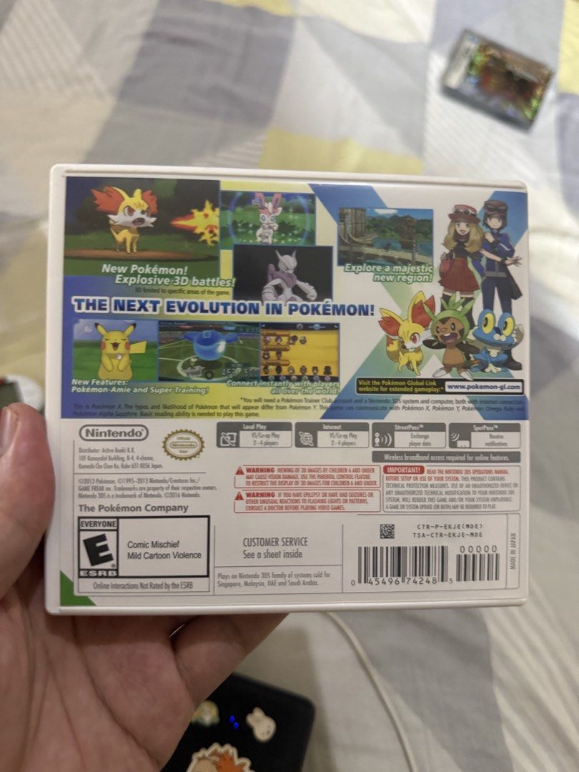 Pokemon X US CIB (Category: Nintendo) located in Valenzuela. Submitted by gamerboy19 (Listing ID 1443977655, Image 2). Description: Check photos for Condition Complete.