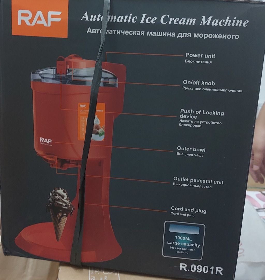 RAF AUTOMATIC ICE CREAM MACHINE (Category: Cookware & Accessories) located in Caloocan City. Submitted by charlie232a66 (Listing ID 1443965959, Image 2). Description: .