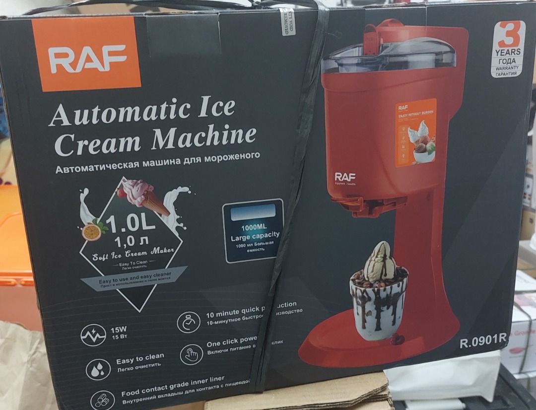 RAF AUTOMATIC ICE CREAM MACHINE (Category: Cookware & Accessories) located in Caloocan City. Submitted by charlie232a66 (Listing ID 1443965959, Image 1). Description: .