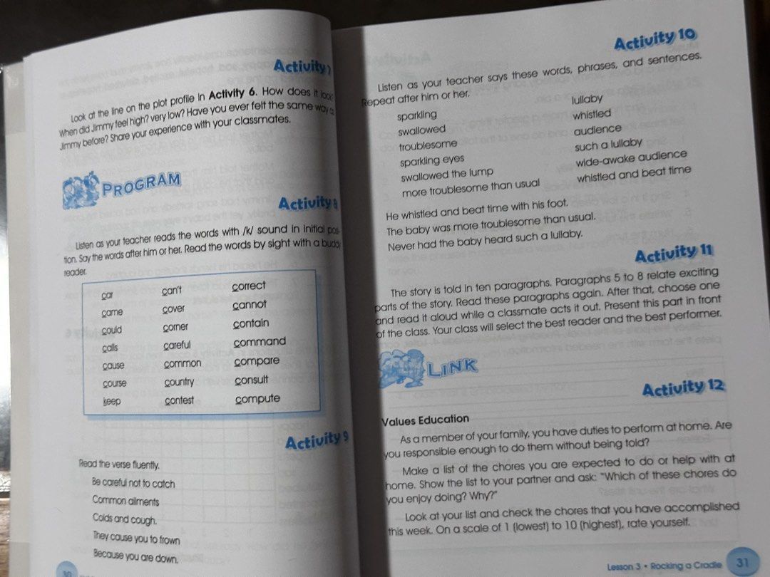 Reading Network 3rd Edition Grade 4 (Category: Textbooks) located in Bulacan. Submitted by tin_ph (Listing ID 1444049224, Image 3). Description: - Reading Network 3rd Edition textbook - Designed for Grade 4 students - K-12 Curriculum Compliant - Ideal for primary level reading development - Engaging and interactive lessons.