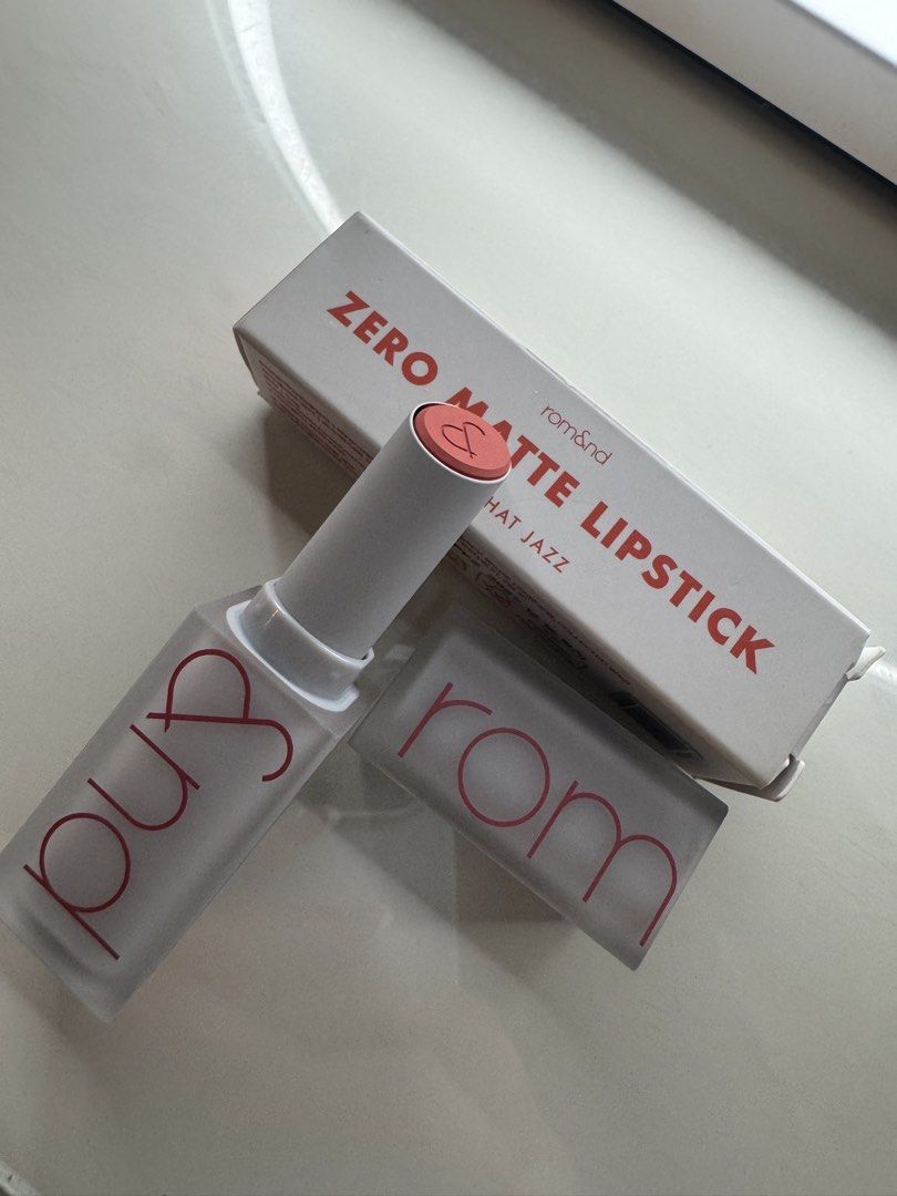 Romand Zero Matte Lipstick All That Jazz (Category: Makeup) located in Quezon City. Submitted by shop_lala (Listing ID 1444058518, Image 1). Description: Brand new Not swatched Rfs: wrong shade Posted price is LP already Shipping via lalamove only.