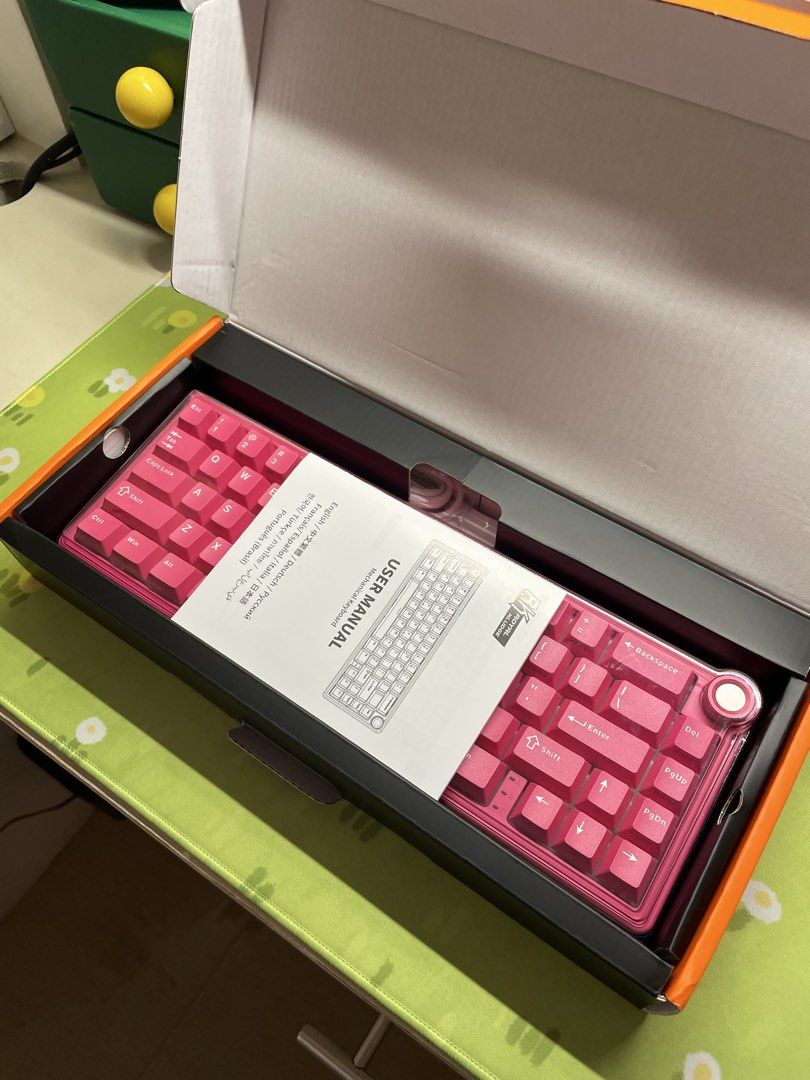 Royal Kludge R65 Mechanical Keyboard Pink (Category: Computer Keyboard) located in Malolos. Submitted by seokspace (Listing ID 1444048225, Image 2). Description: Royal Kludge R65 (Berry Red) orig price: 2,568 selling price: 2,300 (last price) • hot swappable • complete inclusions • brand new • perfect for gaming •66- key layout • cream switches • wired connection .