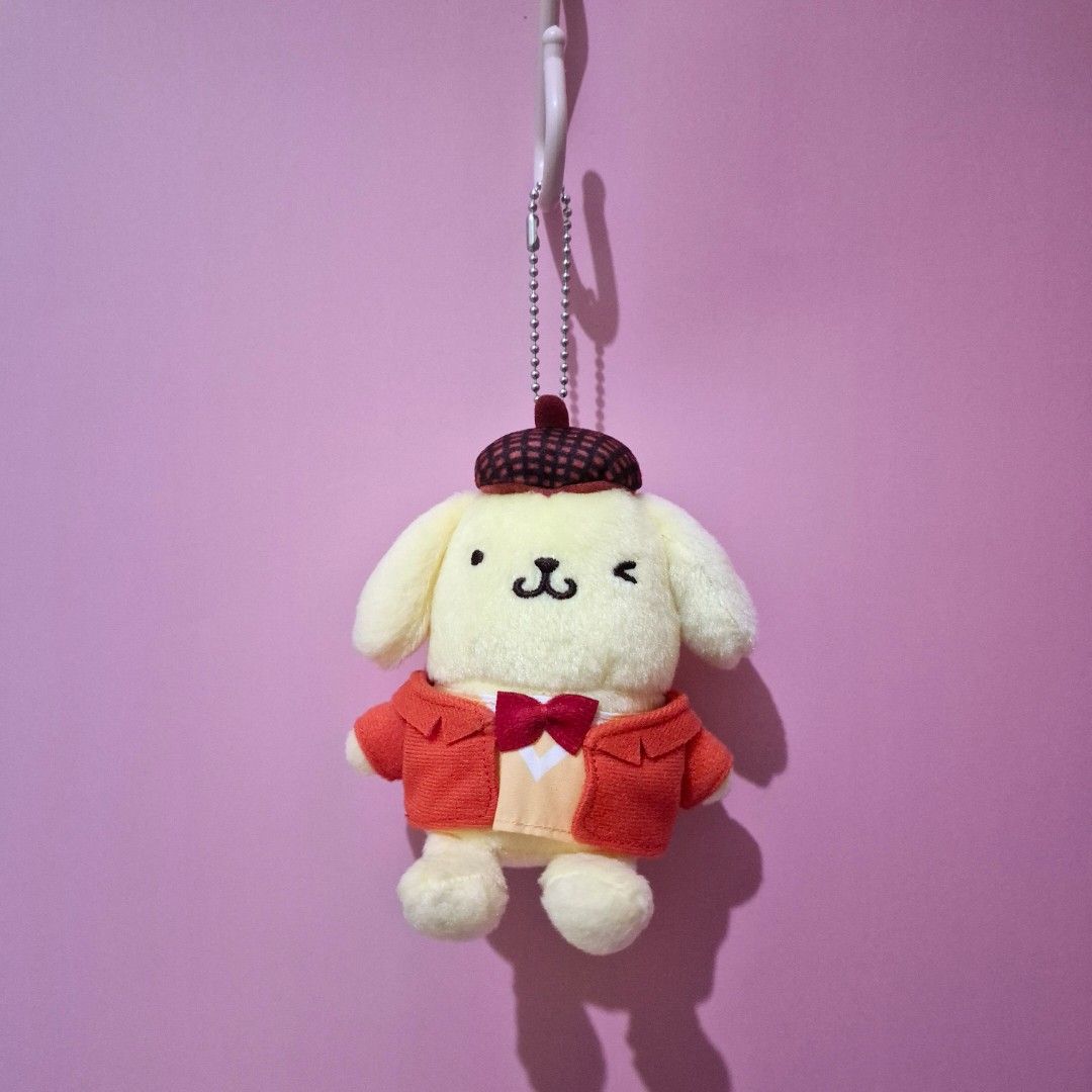 Sanrio Pompompurin Gentleman Keychain Plush (Category: Plushies & Soft Toys) located in Lapu Lapu. Submitted by snuggleplushph (Listing ID 1443919472, Image 1). Description: .