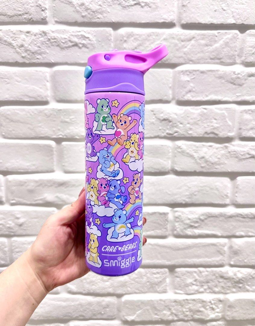 Smiggle Care Bears stainless steel water bottle (Category: Babies & Kids Fashion) located in Singapore. Submitted by newleaf24 (Listing ID 1444008477, Image 1). Description: Condition: brand new with tag Original price: $37.95 $3.20 apply for tracked postage.