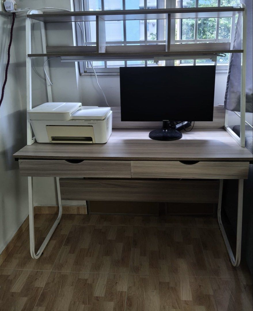 Study table (Category: Tables & Sets) located in Singapore. Submitted by cvrdsellout (Listing ID 1444088154, Image 1). Description: Study table. Arranges own transport :).