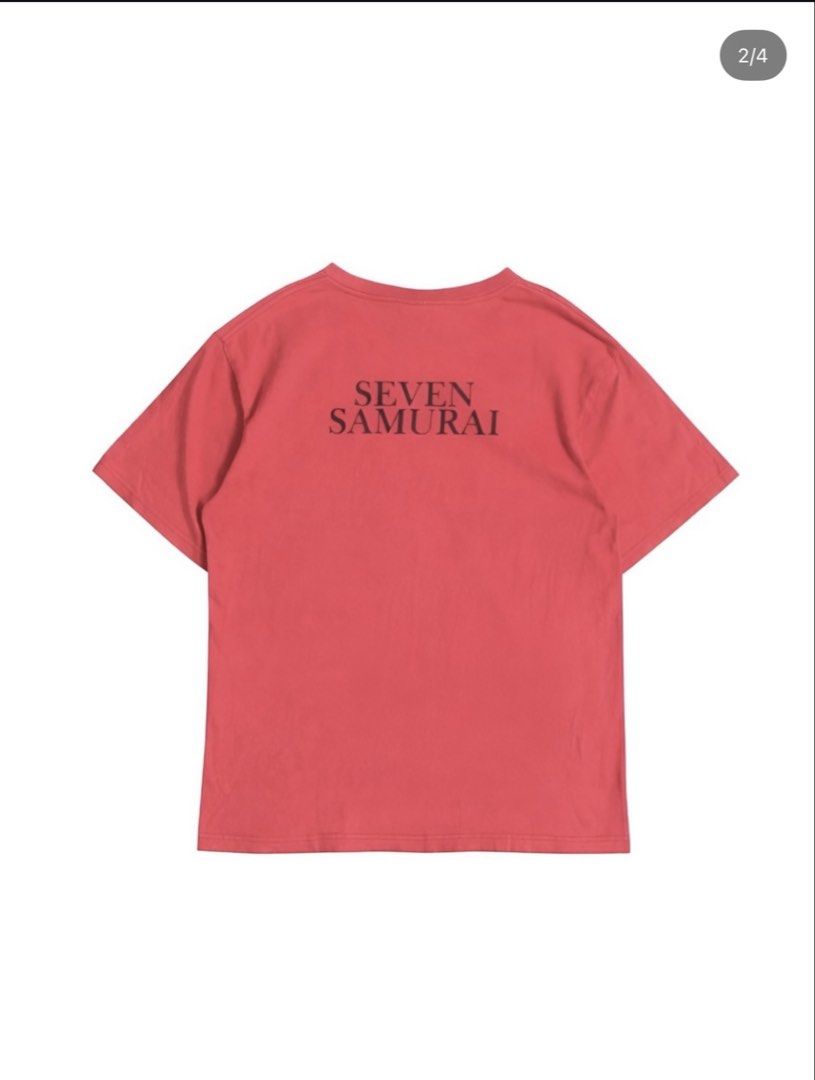 Supreme Seven Samurai Box Logo T-Shirt Red (Category: Tshirts & Polo Shirts ) located in Manila. Submitted by shanti949 (Listing ID 1444060896, Image 2). Description: supreme undercover seven samurai shirt 19.5 × 27.5 color rate: 8/10 condition: 7.5/10 issue: minimal fade.