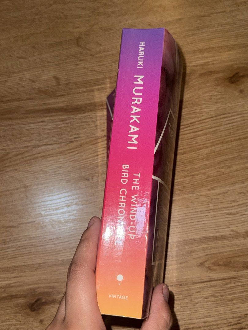 The Wind-Up Bird Chronicle by Haruki Murakami (Category: Storybooks) located in Las Pinas. Submitted by coolthreadz (Listing ID 1444053242, Image 3). Description: - The Wind-Up Bird Chronicle by Haruki Murakami - Includes a new introduction by the author - Set in Tokyo, a captivating story - Follows a young man's search for his missing cat - Uncovers a bizarre world of allies and antagonists - Gripping, prophetic, with comedy and mystery - Essent