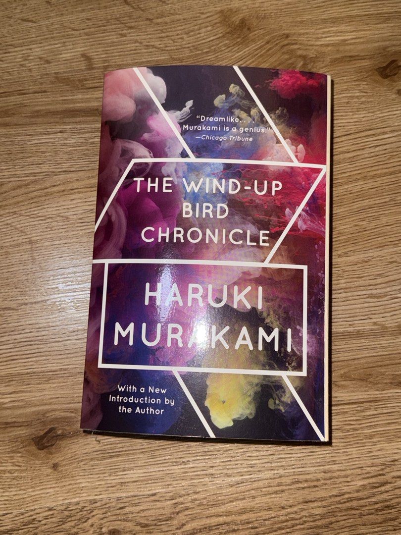 The Wind-Up Bird Chronicle by Haruki Murakami (Category: Storybooks) located in Las Pinas. Submitted by coolthreadz (Listing ID 1444053242, Image 1). Description: - The Wind-Up Bird Chronicle by Haruki Murakami - Includes a new introduction by the author - Set in Tokyo, a captivating story - Follows a young man's search for his missing cat - Uncovers a bizarre world of allies and antagonists - Gripping, prophetic, with comedy and mystery - Essent