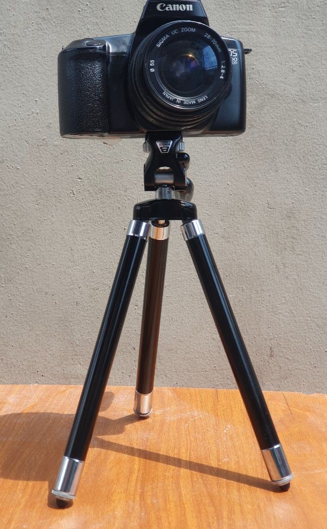 Vintage Mini Tripod from Japan (Category: Tripods & Monopods) located in Manila. Submitted by luckyzen8 (Listing ID 1443960391, Image 1). Description: Cherry "Trip Eight" Mini Tripod: PERFECT WORKING CONDITION. A fully functional, 8-section telescopic tabletop tripod. Legs extend and lock securely...