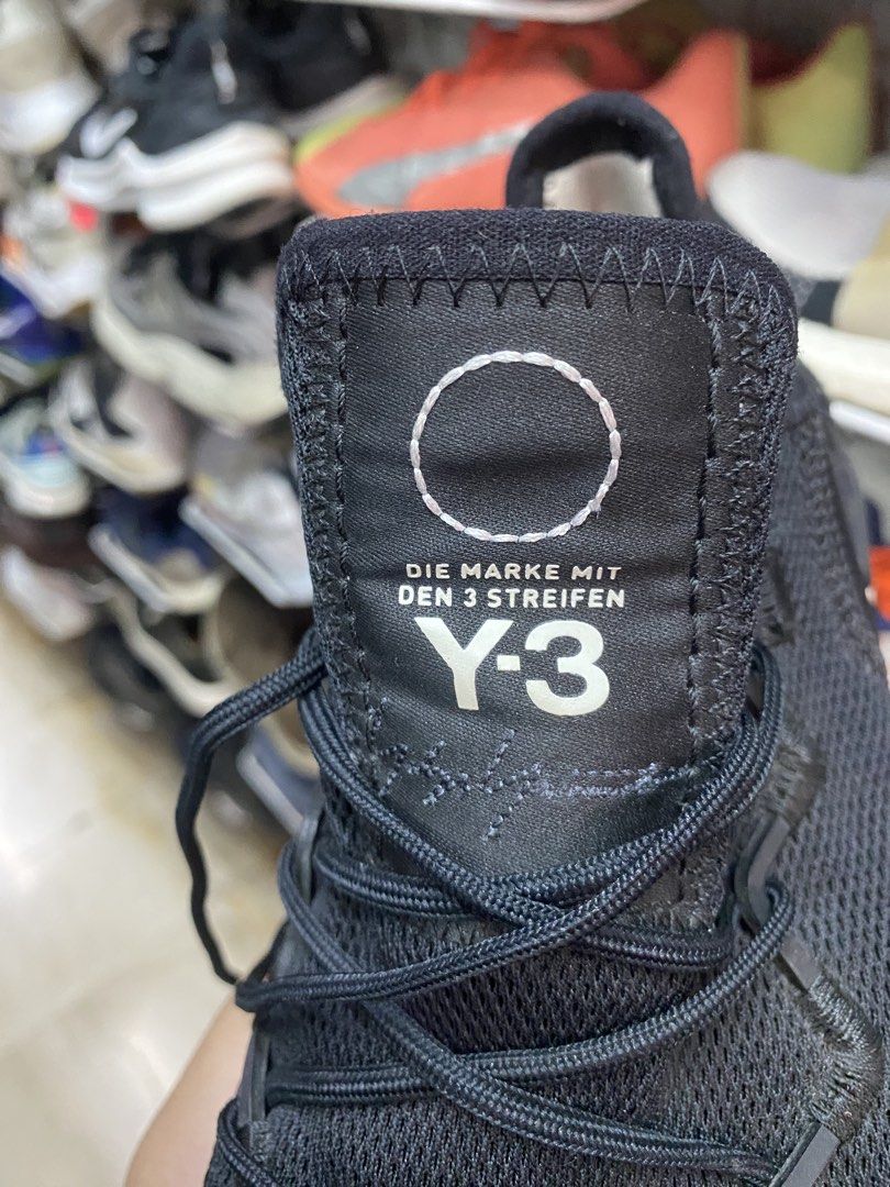 Y-3 Yohji Yamamoto Black Sneakers (Category: Sneakers) located in Manila. Submitted by vizcarrach03925 (Listing ID 1443952769, Image 2). Description: - Authentic Y-3 Yohji Yamamoto Black Sneakers - Iconic 3 Stripes Branding - Comfortable Boost Sole - Breathable Mesh Upper - Versatile for everyday wear and athletic activities.