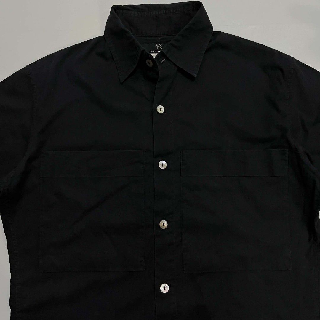 Y'S - YOHJI YAMAMOTO SHIRT (Category: Luxury Apparel) located in Bacolod City. Submitted by the.finest (Listing ID 1444079804, Image 2). Description: Y's - Yohji Yamamoto Short Sleeve Shirt Oversized front patch pockets Tag Size: 3 Width: 19.5 Length: 23 Condition: 9/10 6,000+shipping fee.