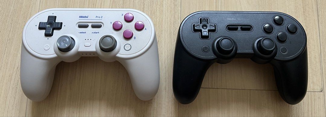 8BitDo Pro 2 Elite Controller (Category: Controllers) located in Singapore. Submitted by lonkcarrou (Listing ID 1441843994, Image 3). Description: Firmware updated. 1 white; 1 black $46 for one; $85 for two. these are the models always sold out in the local game shops. - Compatible with PC, Mac, Nintendo Switch, Xbox. Programmable. - Comes with original packaging - Please check the pictures for the condition. no exchange or refund..