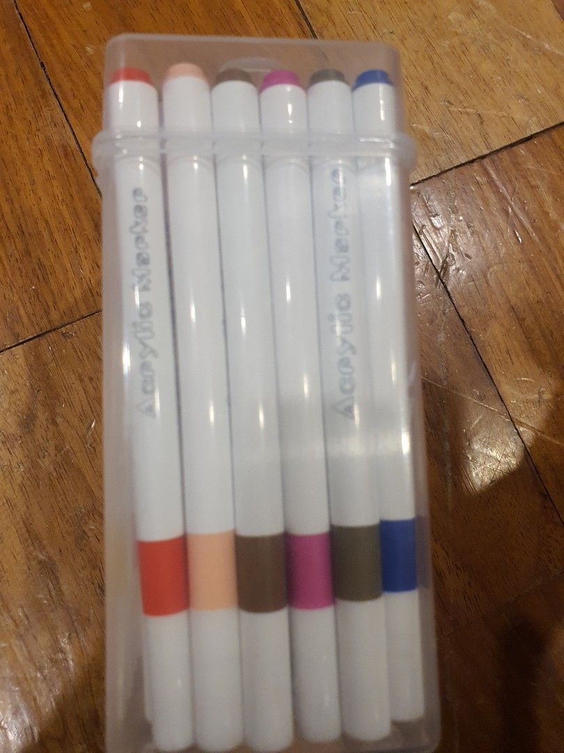 Acrylic marker set (Category: Craft Supplies & Tools) located in Taguig. Submitted by supernova888 (Listing ID 1444229766, Image 2). Description: neg bnew.