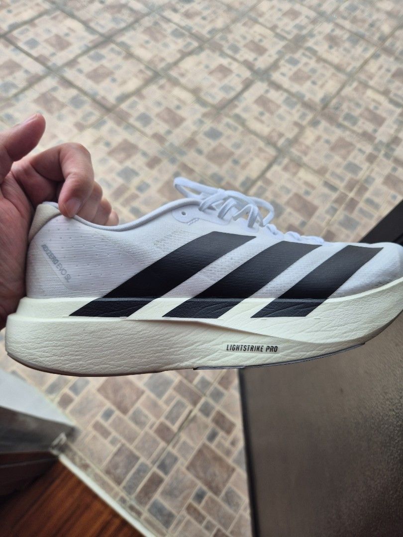 Adidas Adizero EVO SL (Category: Sneakers) located in Manila. Submitted by d0304 (Listing ID 1444272049, Image 1). Description: - Adidas Adizero EVO SL - US 10.5 - White/ black color - used 3x only.